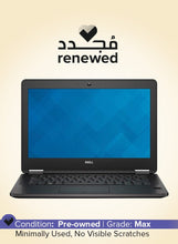 Renewed - Latitude E7270 Laptop With 12-Inch Display,Intel Core i5 Processor/6th Gen/8GB RAM SSD/256GB SSD/Intel Graphics Black