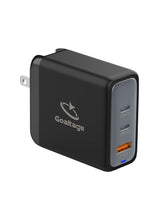 Super-Fast 100W GaN Wall Charger & Safety Protection & Multi-Port Functionality & UK, US, EU Plugf