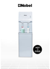 Water Dispenser, Hot & Cold, 2 Taps, Compressor Cooling, 5L/H Heating, 2L/H Cooling, Silicon Water Outlet Pipes NWD1603 White