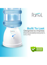 Compact Tabletop Water Dispenser for 5-Gallon Jugs – Instant Access to Chilled & Room Temperature Water for Home, Office, & Small Spaces