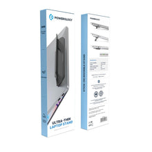 [PAFPLSGY] Powerology Ultra-Thin Laptop Stand - Grey