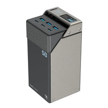 [PPBCHA68-BK] Powerology 50000mAh Power Bank 65W 3×PD Type-C and 3×USB-A - Black