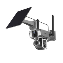 [PPBCHA69-BK] Powerology 4G/WiFi 360° Dual Lens Outdoor Camera - Black