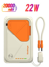 PB06 MagPulse 20K Power Bank 22W with Extra Cable, Power Indicator, Multi-Port, MagSafe Charging and Stand Functionality