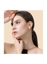 8MM Freshwater Pearl Stud Earrings for Women, Hypoallergenic 18K Gold Vermeil Earrings Studs with Genuine Round White Pearls
