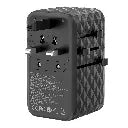 [PWCUQC042] Powerology GaN 170W Universal Charger with 4-Ports Fast Charging + Ac - Black