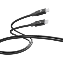 [PCAB030GY] Powerology Power Sync Weave 240W USB-C to USB-C 3m Cable - Gray