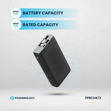[PPBCHA72] Powerology 20000mAh Retractable Cable Power Bank - Black
