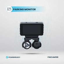 Powerology Dual Lens Dash Camera - Black