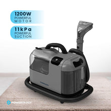 [PCRTSCGY] Powerology Powerful Spot & Stain Cleaner Hot Water & Steam Function - Black