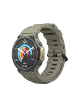 SW02 Vintage Smart Watch with Water Resistant, NFC Payment, and Sleep, Heart Rate, Pressure, and Oxygen Monitoring - Green
