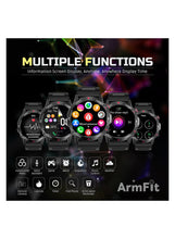 Hulk Smartwatch For Men, AMOLED Always On Display Bluetooth Calling Waterproof Fitness Watches Compatible With Android iOS Black