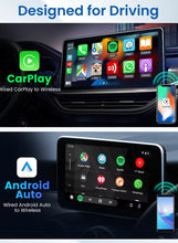 CarlinKit 5.0 Wireless CarPlay Mini Adapter Android Auto Dongle Wired To Wireless Car Play Box 5GWifi Bluetooth Auto Connect FOTA
