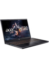 Nitro V ANV15 Gaming Laptop With 15.6-Inch Display, Core Ultra 7-240H Processor/16GB RAM/512GB SSD/6GB NVIDIA GeForce RTX 4050 Graphics Card/Windows 11 English/Arabic Obsidian Black