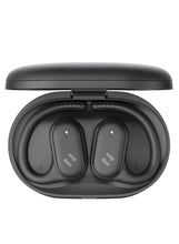 Open-Ear Wireless Earbuds with 64H Playtime, 8.5H Single Charge, Bluetooth 5.4, Dual ENC Mics for Clear Calls, 14.2mm Drivers, IPX5 Waterproof, Type-C Charging, Hall Switch Auto Pairing, Lightweight Secure Fit for Workouts, Travel, Music, and More (Black)