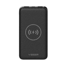 VEGER 20,000mAh Wireless Power Bank – 10.27W Fast Charging, Black