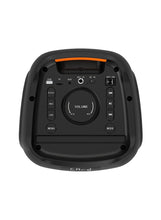 SP04 PartyTune Party Speaker including Remote Control and Wireless Microphone with High-Power Wireless Bluetooth Connection
