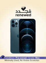 Renewed - iPhone 12 Pro Max 128GB Pacific Blue 5G With Facetime - International Version