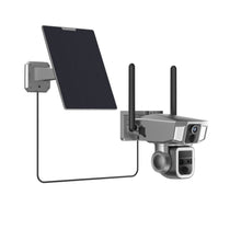 [PPBCHA69-BK] Powerology 4G/WiFi 360° Dual Lens Outdoor Camera - Black