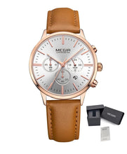 MEGIR Women Casual Watches Leather Strap Ladies Wristwatches Top Brand Luxury Fashion Female Dress Clock Relogio Feminino 2011L