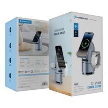 [PWCUQC039] Powerology Qi2 Speaker Charge Station - Gray