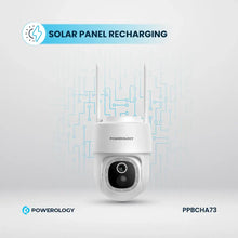 [PPBCHA73] Powerolgoy Built-In Solar Pan & Tilt Outdoor Camera - White
