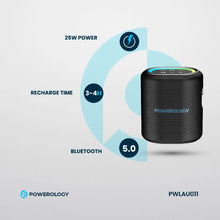 Powerology Portable Loud Speaker - Black