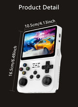 R36S Handheld Game Console, 3.5 Inch IPS Screen Open Source Linux System R36S Game Console, 64G TF Card 10+ Emulator Consola R36S with dual 3D joysticks for boys and girls