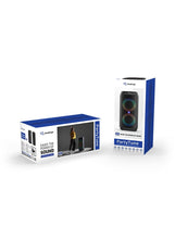 SP04 PartyTune Party Speaker including Remote Control and Wireless Microphone with High-Power Wireless Bluetooth Connection