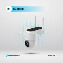 [PPBCHA73] Powerolgoy Built-In Solar Pan & Tilt Outdoor Camera - White