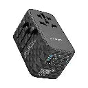 [PWCUQC042] Powerology GaN 170W Universal Charger with 4-Ports Fast Charging + Ac - Black