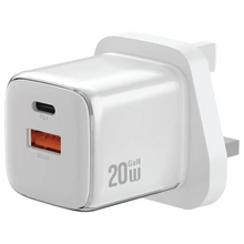 [GNREVAPDQCWH] Green Lion Reva Dual Port Wall Charger 20W (White)