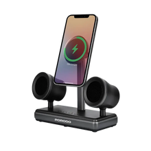 [PD-FWCH050-BK] Porodo Speaker Charging Dock - Black
