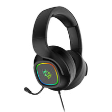 [PDX418] Porodo Gaming RGB Headphone with Detachable Microphone - Black	