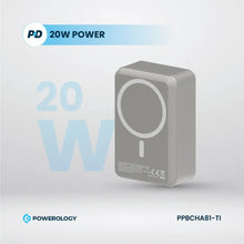 [PPBCHA81-TI] Powerology 30000mAh MagSafe Aluminum Power Bank (Titanium)