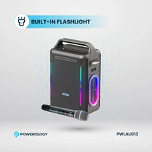 Powerology Karaoke Party Speaker - Silver