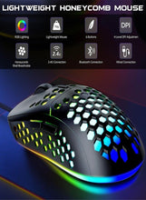 Garlo Wireless Keyboard and Mouse Combo, Membrane Silent Gaming Keyboard with Mechanical Feeling, Full-Size Bluetooth/2.4GHz/wired keyboard, RGB Backlit, Ergonomic Wrist Rest for PC/Computer/Mac/PS5