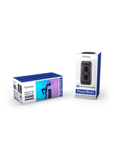 SP03 PowerBeat Party Speaker including Remote Control and Wireless Microphone with High-Power Wireless Bluetooth Connection