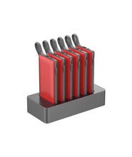 [PPBCHA01-RD] Powerology 6 in 1 10000mAh Power Bank Station with Built-in Lightning, Micro USB, Type-C Cable (Red)