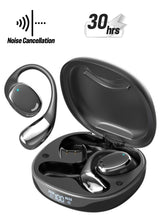 Open Ear Headphones, Workout Earphones with Ear Hook, Air Conduction, Feather-like Wearing, Big Driver Enhanced Bass, Bluetooth 5.4, Clear Calls, for Workout Sports