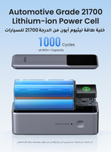 Ugreen 25000 mAh Power Bank Total 200W Output Laptop Portable Charger (90Wh) 2C1A iPhone Battery Pack With Smart Screen Display Compatible With Macbook Lenovo Dell Huawei iPad iPhone Samsung Xiaomi Grey