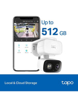 Tapo C216 2K 3MP Indoor & Outdoor Smart Home Security Camera, Color Night Vision with Spotlights, AI detection Security Camera Outdoor Wireless, 360° Pan&Tilt View, IP65 Weatherproof, Compact Design