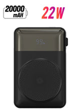 PB11 FlexCharge 20K Power Bank 22W with Built-In Cable, Power Indicator, Quick Wireless Charging, Multi-Port and Stand Functionality