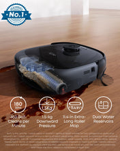 eufy E25 Omni Robot Vacuum Cleaner with Mop, HydroJet System, 20,000 Pa Turbo Powerful Suction, Zero Tangling, Corner-to-Edge Deep Cleaning and Mop Lifting, with Auto All-In-One Station