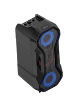 Goaltage SP15 BassFusion Party Speaker including Wireless Microphone, Multiple Connections, RGB Lights,TWS Functionality and Splash Proof Design