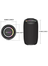 ZEALOT S49 20W Bluetooth Speaker, Loud Stereo Dual Pairing Portable Subwoofer, For Outdoor/ Home/ Party/ Gift, Support AUX/ USB/ TF Card/ Wireless Connect, Waterproof IPX5 3600mAh Battery For Long Playtime