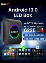 Led CarPlay Android 13 4+64GB/8+128GB smart systems ai Box QCM 6225 4g 64g wireless Android Auto CarPlay Youtube Netflix tv box for 98% car GMC Mazda Camry Hyundai Audi