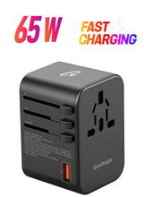 Wall Charger 65W Travel & Safety Protection and Multi-Port Functionality