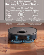 eufy X10 Pro Omni Robot Vacuum & Mop – 8000Pa Suction, Auto-Clean Station, AI Obstacle Avoidance, iPath Laser, MopMaster 2.0 – Black