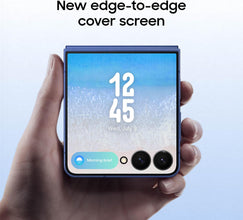 Samsung Galaxy Z Flip7 5G (2025) UAE Version – 12GB RAM, 256GB Storage, 50MP Camera, AMOLED Display, 4300mAh Battery, Blue Shadow